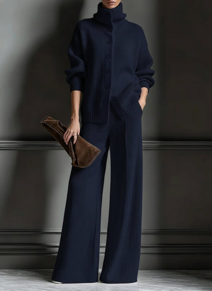 🎄 New Arrivals🔥 Cozy Cardigan Sweater and Pants Two-Piece Set