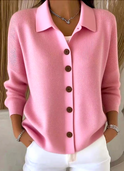 📦Buy 2 PCS for free shipping🎄 Women's Plain Long Sleeve Shawl Collar Casual Cardigan Outerwear
