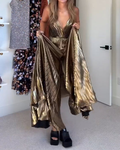 Fashion Fold Party Jumpsuit