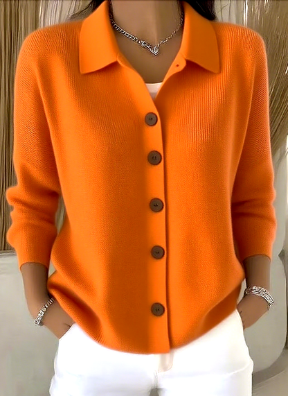 📦Buy 2 PCS for free shipping🎄 Women's Plain Long Sleeve Shawl Collar Casual Cardigan Outerwear
