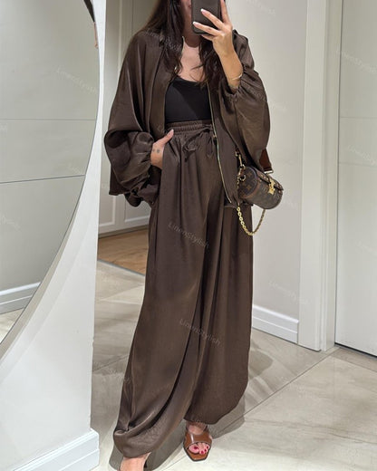 🎁New Arrivals🔥Casual Zip Jacket & Pants Two-Piece Set